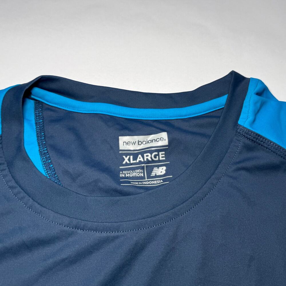 NEW Men's New Balance Sleeveless Blue shirt size XL - Picture 4 of 4